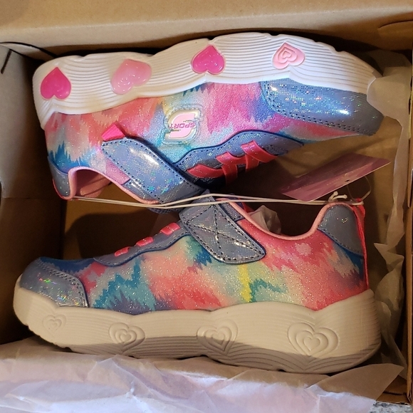 SSPORT by Skechers Lights Girl Sneakers size 12 - Picture 4 of 9